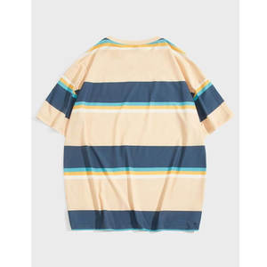 T-shirts à séchage rapide personnalisables de haute qualité pour hommes 100% coton respirant et sublimation imprimé tissu tricoté numérique - Product Image 2