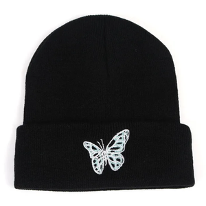 Gorros de enano para correr ligeros de lujo con toque suave de invierno con estilo Unisex con parche de Animal gorro de punto elástico de calidad de marca - Product Image 1