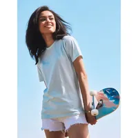 T-shirts promotionnels personnalisés unisexes en coton à col rond et manches courtes par Next Level Apparel