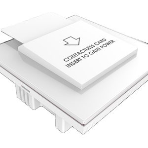 Fox Domotics Hotel Key <b>Card</b> Energy Saving Switch Panel PC Material Any <b>Card</b> Hotel Power Saver FD-HKCP-PC-02 - Product Image 2