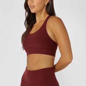 Sports Yoga Bra for Women Breathable High Support Crisscross Straps Gym Workout <b>Top</b> Fitness Tight <b>Top</b> Wholesale Custom Logo - Product Image 4