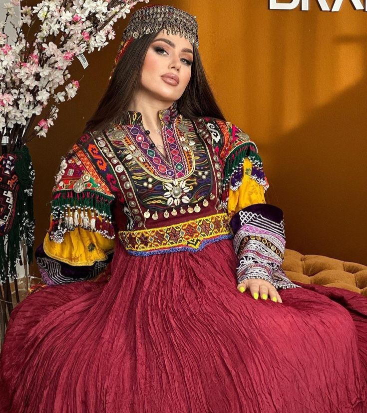 red ladies dress Injiri Jodhpur Ladies Dress Red + Pink Medium
