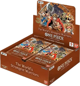 การ์ดเกมวันพีซ กล่องบูสเตอร์นักรบที่แข็งแกร่งที่สุดในโลก OP-17 [ภาษาอังกฤษ, 24 ซอง] - Product Image 1