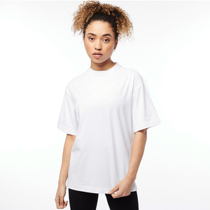 Camiseta de manga corta para mujer, camiseta transpirable de talla grande personalizada con serigrafía, gran oferta al por mayor, camisetas de algodón 100% con cuello redondo para mujer - Product Image 4