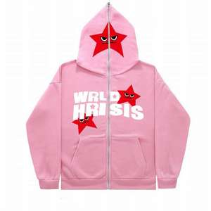 Sudaderas con capucha con estampado de hojaldre Premium nueva moda 100% algodón pesado liso teñido de gama alta Peso Pesado 400 gramos ropa deportiva - Product Image 1