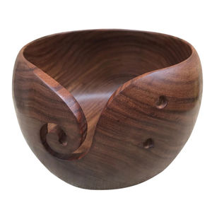 Bols de fil ronds de haute qualité pour tricoter bol de fil en bois artisanal dernière conception hivers fournitures couture bol fait main - Product Image 2