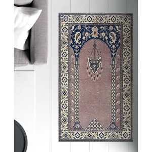 Alfombra Estampada de Diseño Vintage - Para Oración, Musulmana, Islámica, Regalo de Inauguración, Alfombra Suave No Tejida - Product Image 2