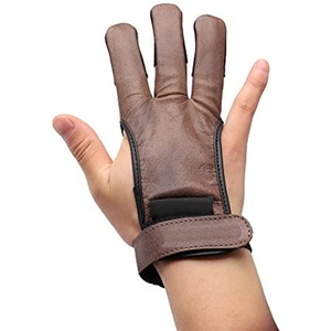 Guantes de Tiro con Arco para Deportes al Aire Libre Más Vendidos, de Alta Calidad, Antideslizantes, Transpirables, de Cuero, Medios Dedos, Ligeros y Resistentes al Viento - Product Image 2