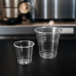 Quang Quan Vasos de plástico transparente desechables Tapas 95mm 12/16/20/24oz PP Tazas para bebidas calientes/frías Jugo Café Leche - Product Image 2