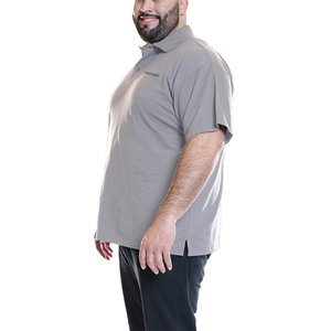 Tissu jersey uni décontracté de haute qualité à manches courtes pour hommes pour polos avec impression de logo personnalisé - Product Image 6