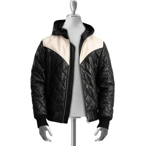 Chaqueta Acolchada Unisex de Invierno con Cuello Alto, Impermeable, Gruesa, Cálida, Cortavientos, con Cremallera, Informal, con Capucha, Talla Grande - Product Image 4