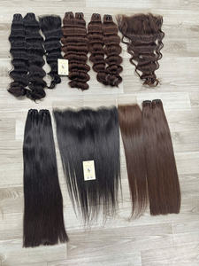 Meilleure qualité 100% extensions de cheveux humains Double trame lâche vague Style trame naturelle extension de cheveux - Product Image 4