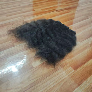 AFSEL EXPORTS, Proveedor Indio, Extensiones de Cabello Humano Virgen Rizado del Sur de la India, Largo, para Peinado, Empaquetado a Granel, Mejor Precio del Mercado - Product Image 1