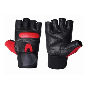 Guantes de ejercicio de gimnasio para hombres y mujeres con muñequeras Material de cuero de neopreno Guantes de entrenamiento de soporte de mano para deportes - Product Image 6