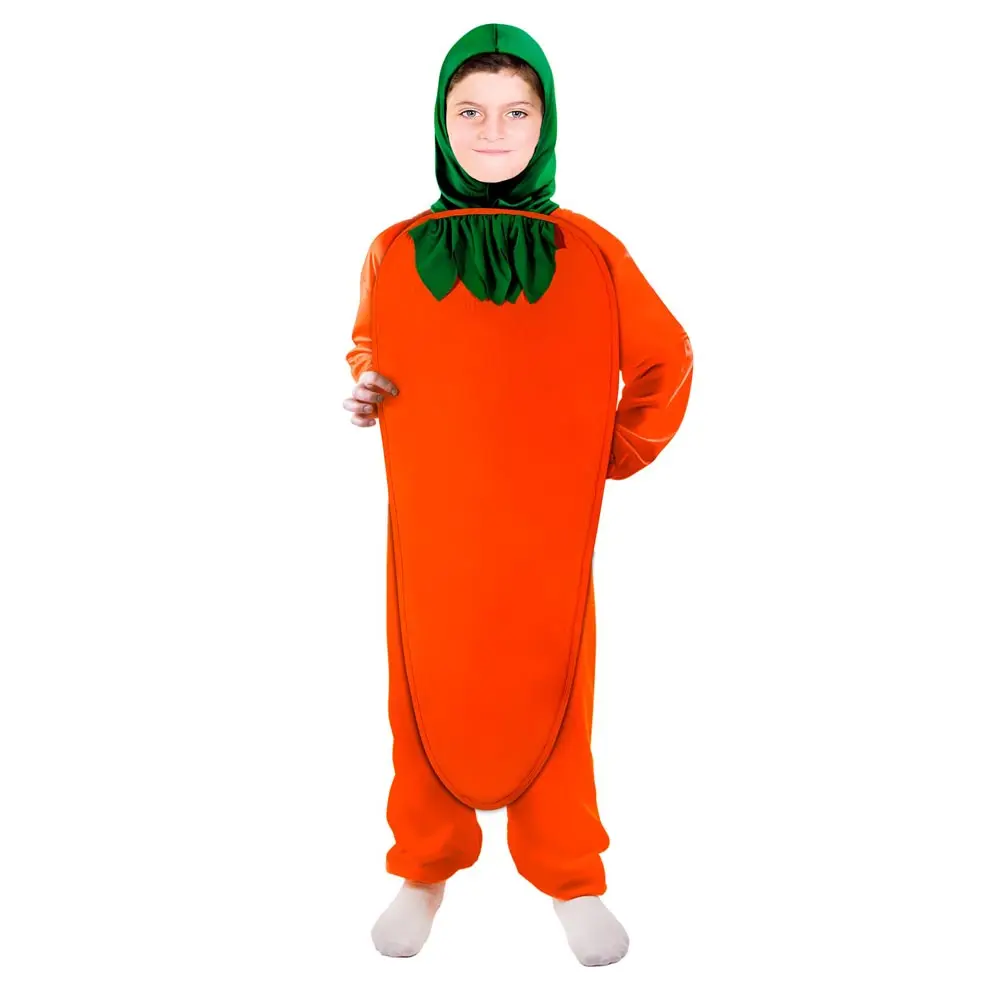 Nuovo Costume da bambino di verdure di carota vestito operato all'ingrosso per bambini costume di frutta cosplay