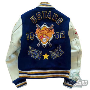 Chaqueta Bomber de Satén con Logotipo Bordado Personalizado al por Mayor para Hombre, Chaqueta Universitaria Vintage con Cuello en V, Jersey de Béisbol con Plumas, Chaqueta de Invierno de Lona - Product Image 2