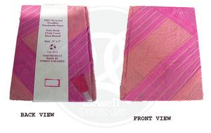 Artesanías de papel reciclado hechas a mano, planificador elegante ecológico, diario, cuaderno, patrón geométrico, impresión en relieve, diseño único para - Product Image 3