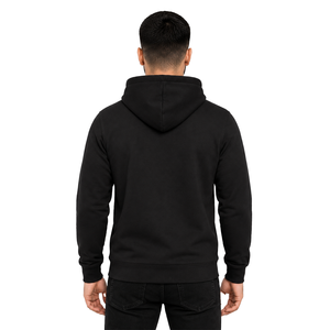 Sweat-shirt à capuche en coton pour homme, coupe classique, couleur unie, logo sur le devant, style décontracté, idéal pour l'automne - Product Image 2