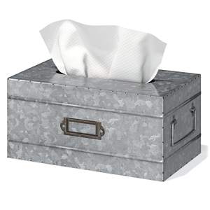 Caja de Pañuelos de Papel de Estilo Lujoso, Diseño Único, Calidad de Alta Gama para Decoración de Mesa, Caja de Pañuelos Galvanizada - Product Image 1