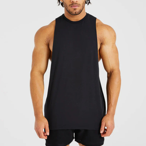 Camisetas de gimnasio para hombre, camisetas sin mangas, ropa deportiva, logotipo personalizado de alta calidad, camiseta sin mangas de sublimación al por mayor, algodón suave - Product Image 1
