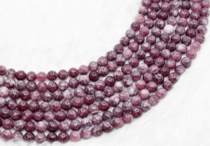 Proveedor Mayorista Indio de Turmalina Rosa Natural Calentada, Cuentas Redondas de 8mm para la Fabricación de Joyería, Marca Anshul Impex - Product Image 5