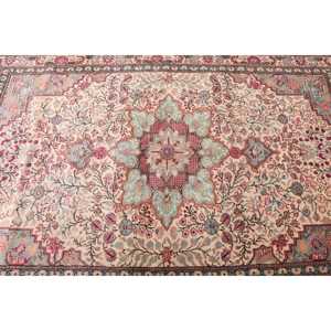 Alfombra Turca Vintage de 6.1x7.5 pies, Alfombra Roja Ikat - Product Image 5