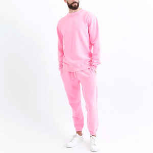 Ensemble survêtement en molleton pour homme personnalisable, pull à capuche multicolores, ensemble de survêtement de jogging pour l'hiver, survêtement pour homme, ensemble 2 pièces - Product Image 1