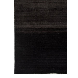 Tapis en laine et viscose tufté à la main, blanc ivoire, rayé abstrait, rectangulaire, épaisseur 10 mm, pour salon, couloir, nouveau Tnq-3238 - Product Image 4