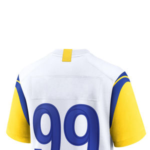 Yüksek kalite 100% Polyester amerikan futbolu Jersey özelleştirilebilir nefes kısa kollu üst takım elbise süblimasyon transferi - Product Image 6