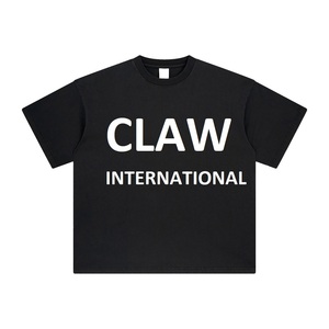 เสื้อยืดลายนูนลายนูนสำหรับ3D วินเทจผ้าฝ้ายโอเวอร์ไซซ์ฟอกสีลายนูนออกแบบได้ตามที่ต้องการ - Product Image 2