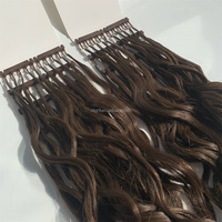 6D IF2 Haar verlängerung Haar Premium Russische natürliche chinesische Nagel haut ausgerichtet Remy Virgin Feather echtes jungfräuliches menschliches Haar