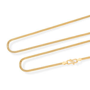 Chaîne en or plaqué 18 carats unisexe avec croix, étoile, perle et accents de diamants - Cadeau de style religieux pour fête - Product Image 4