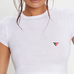 <b>Top</b> Fitness Sports Wear Shirts Comfortable Casual Shirts For <b>Women</b> Crop <b>Top</b> t-shirts Made in Pakistan - Product Image 3