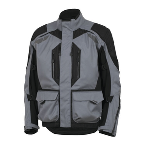 Vestes de Moto Gris Noir Design Personnalisé Touring Protection Imperméable Moto Textile Cordura Veste Pour Hommes - Product Image 1