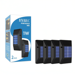 Lámparas Solares HYBEC para Pared Exterior, Estilo Rodio, Iluminación de Jardín Elegante y Ecológica - Product Image 2