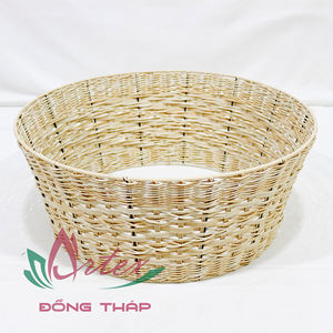 Artex Dong Thap Factory Jacinto de agua tejido a mano Soporte para árbol de Navidad Elegante Base decorativa para árboles de vacaciones - Product Image 3