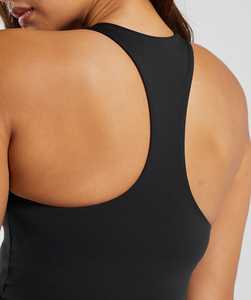 Solid Color Plain Deep O Neck <b>Women</b> Casual Wear Tank <b>Top</b> High Quality <b>Low</b> Price <b>Women</b> Tank <b>Top</b> - Product Image 4