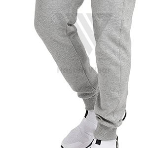 Pantalons de jogging slim fit pour hommes, design optimal, respirants, teinture unie, 100% coton, tissu doux, coupe slim - Product Image 6