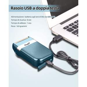 Afeitadora Eléctrica 5 en 1 para Hombre, Carga Rápida, Pantalla LED, Fácil de Usar, Afeitadora Facial - Product Image 4