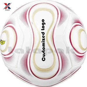 Balón de fútbol de PVC de alta calidad profesional Unisex adulto oficial partido de fútbol con logotipo personalizable venta en línea disponible - Product Image 1