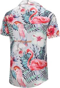 Vente chaude Sublimation Chemise Casual Wear Nouveau Design Plus Size Hommes Chemises 100% Coton Pas Cher Taux Sur Mesure Sublimation Chemise - Product Image 4