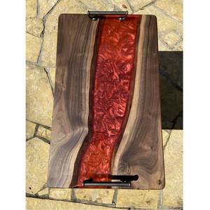 Bandeja de Servicio Plegable Portátil Clásica de Resina Premium para Almacenamiento de Vajilla en el Baño - Product Image 2