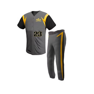 Uniformes de baseball sur mesure OEM respirants 100% polyester pour hommes - Prix de gros - Product Image 1