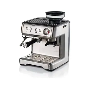 Máquina de café expresso Nespresso com batedor de leite, preto fosco cromado melhor preço de atacado
