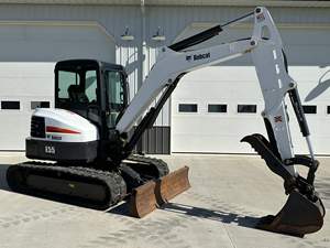 Excavadora Mini Bobcat E55 Usada de Calidad al por Mayor, Modelo 2018, Todas las Series, Excavadora Hidráulica con Componente de Motor Principal - Product Image 4