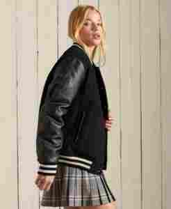 Chaqueta universitaria para hombre 2025, venta al por mayor a bajo precio, transpirable, sostenible, servicio de diseño OEM, chaqueta universitaria de calidad superior - Product Image 6