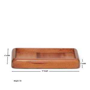 Ensemble d'accessoires de salle de bain en bois noir pour les maisons modernes avec une utilisation élégante et durable adaptée à la décoration et aux cadeaux de salle de bain - Product Image 6