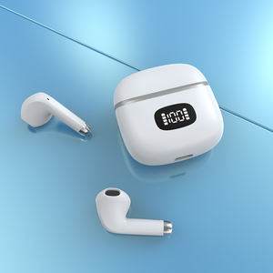HOME Digitalome-Auriculares inalámbricos TWS con Bluetooth, auriculares intrauditivos con micrófono, color blanco, para teléfono móvil, deportivos - Product Image 3