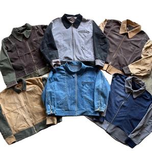 Blanc col rabattu hiver travailleur veste utilitaire veste personnalisée pour homme couleurs toile fermeture éclair travailleur veste pour hommes - Product Image 1