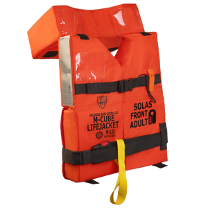 Giubbotto di Salvataggio Veleria San Giorgio M-Cube per Adulti SOLAS Frontale 150N Galleggiabilità in Schiuma Arancione Design Compatto Modello 02020/R1/1 MED - Product Image 3
